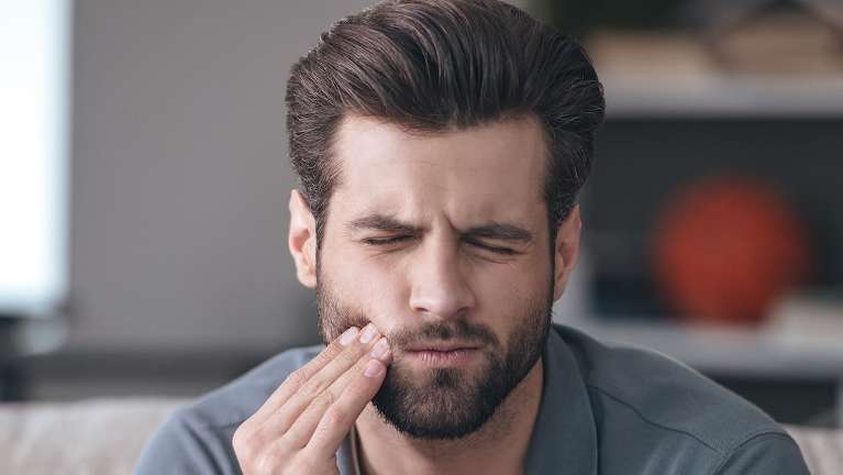 A man with TMJ Specialist emergency in West Wellis, WI