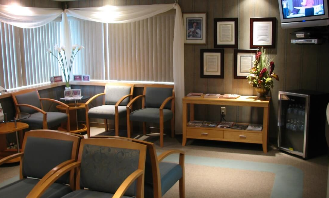 comfortable waiting room in wisconsinsmiles